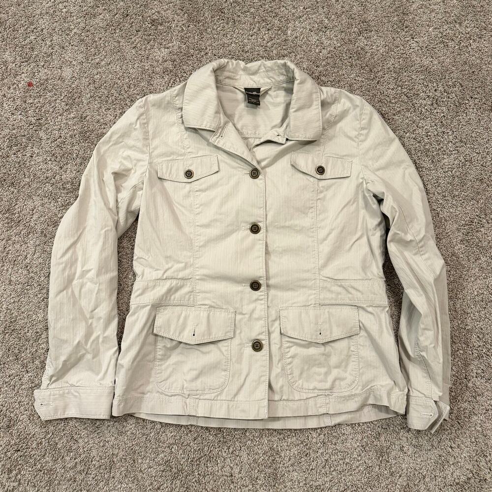 Eddie Bauer Women's Button Up Lightweight Jacket size Large
